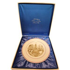 College William and Mary Alumni Plate LE Franklin Mint Sterling Silver 24K Gold